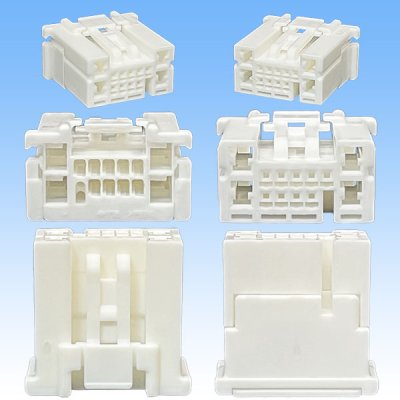 画像3: 住友電装 025+090型HE ハイブリッド 非防水 13極 メスカプラー (025型HE 9極+090型HE 4極)
