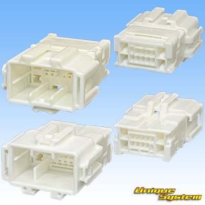 画像2: 住友電装 025+090型HE ハイブリッド 非防水 13極 カプラー・端子セット (025型HE 9極+090型HE 4極)