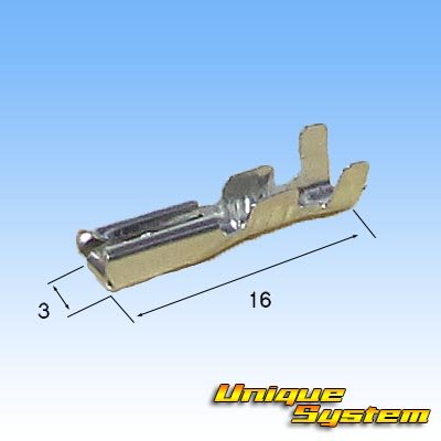 画像3: メーカー非公表 090型 SMDC 防水シリーズ用 カプラー・端子セット 6極(一体成型PCBタイプ)