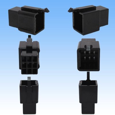 画像2: 住友電装 110型 MTW 非防水 9極 カプラー・端子セット 黒色