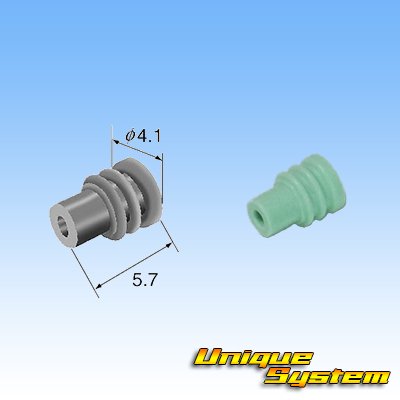 画像4: 住友電装 040型 HX 防水 2極 メスカプラー・端子セット リテーナー付属 タイプ1 黒色