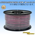住友電装 AVSS 0.5SQ 切り売り 1M 桃/緑 ストライプ