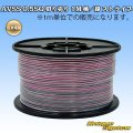 住友電装 AVSS 0.5SQ 切り売り 1M 桃/緑 ストライプ