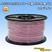 画像1: 住友電装 AVSS 0.5SQ スプール巻 桃/白 ストライプ (1)