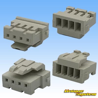 画像2: JAM 日本オートマチックマシン SN 非防水 4極 メスカプラー (プラグハウジング)