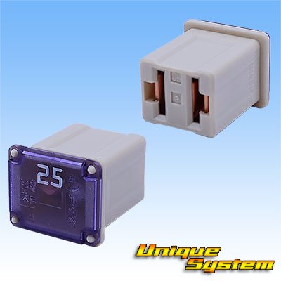 画像2: 太平洋精工 ブロック型 スローブローヒューズ SBFC-LPJ 25A 白色 3472 (SBFC-JTの小型/軽量型)