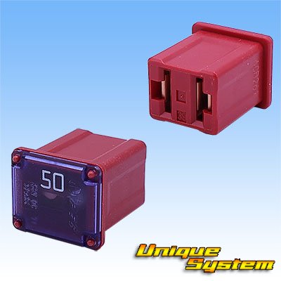 画像2: 太平洋精工 ブロック型 スローブローヒューズ SBFC-LPJ 50A 赤色 3452 (SBFC-JTの小型/軽量型)