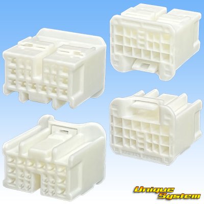 画像2: 住友電装 025+060型TS ハイブリッド 非防水 18極 メスカプラー タイプ3 (025型TS 8極+060型TS 10極)
