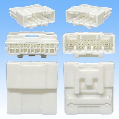 画像3: 住友電装 025+060型TS ハイブリッド 非防水 18極 オスカプラー・端子セット タイプ2 (025型TS 12極+060型TS 6極)