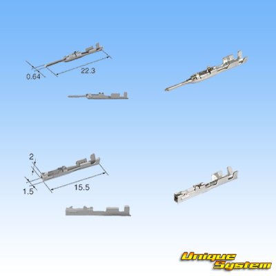 画像6: 住友電装 025型 DL 非防水 2極 カプラー・端子セット