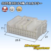 住友電装 025型 HE 非防水 24極 メスカプラー