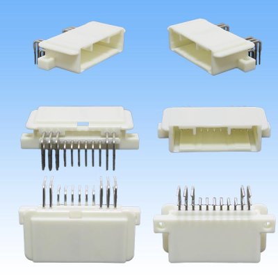 画像2: 住友電装 025型 TS 非防水 16極 オスカプラー PCBタイプ