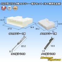 住友電装 025型 TS 非防水 24極 カプラー・端子セット (オス側非住友製)