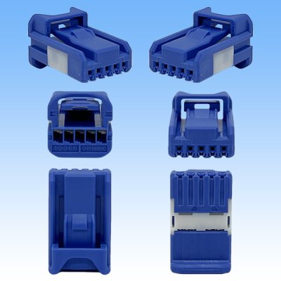 画像5: 住友電装 025型 TS 非防水 5極 カプラー・端子セット 青色