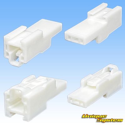 画像2: 住友電装 050型 HB 非防水 1極 オスカプラー 自然色