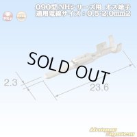 住友電装 090型 NHシリーズ用 非防水 オス端子 適用電線サイズ：0.75-1.0mm2