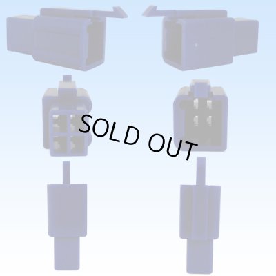 画像2: 住友電装 110型 MTW 非防水 4極 カプラー・端子セット 青色