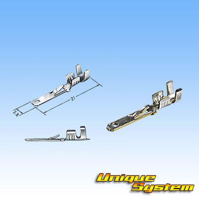 画像3: 住友電装 110型 MTW 非防水 6極 オスカプラー・端子セット 緑色