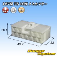 住友電装 187型 TS 非防水 10極 メスカプラー