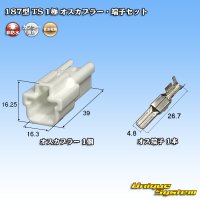 住友電装 187型 TS 非防水 1極 オスカプラー・端子セット