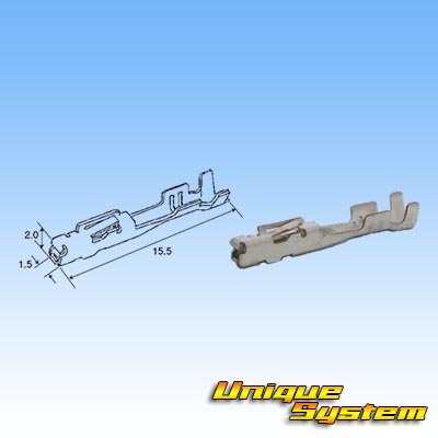 画像3: タイコエレクトロニクス AMP 025型I 非防水 4極 メスカプラー・端子セット 灰色 タイプ1