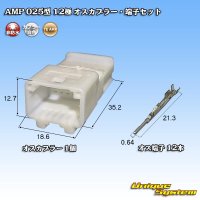 タイコエレクトロニクス AMP 025型I 非防水 12極 オスカプラー・端子セット