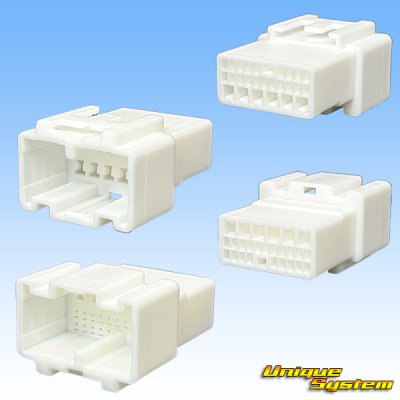 画像2: トヨタ純正品番(相当品又は同等品)：90980-12151 篏合相手側 (非タイコエレクトロニクス AMP製)