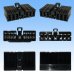 画像3: タイコエレクトロニクス AMP 120型 マルチインターロックマークII 非防水 13極 メスカプラー・端子セット 黒色 (3)