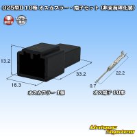 025型II 非防水 10極 オスカプラー・端子セット (非東海理化製)