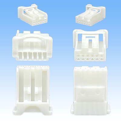画像3: 東海理化 025型II 非防水 6極 メスカプラー・端子セット タイプ6