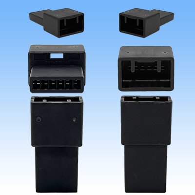 画像3: トヨタ純正品番(相当品又は同等品)：90980-12C74 篏合相手側 (非東海理化製) 黒色