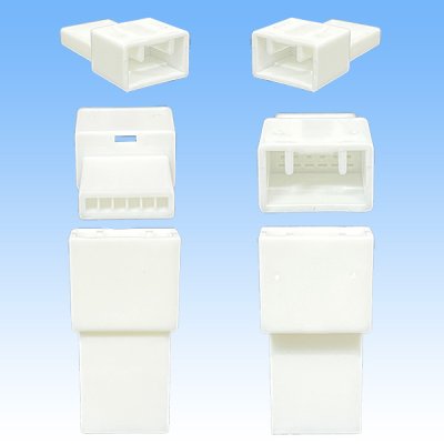 画像3: トヨタ純正品番(相当品又は同等品)：90980-12C76 篏合相手側 白色 (非東海理化製)