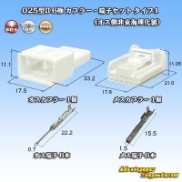 東海理化 025型II 非防水 6極 カプラー・端子セット タイプ1 (オス側非東海理化製)