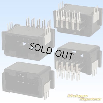 画像2: 東海理化 060型 非防水 10極 オスカプラー(PCBタイプ ヘッダー)