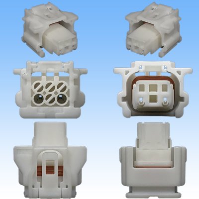 画像3: 住友電装 025型 TS 防水 2極 メスカプラー・端子セット タイプ2 白色