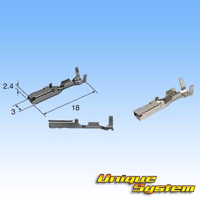 画像3: 住友電装 090型 HX 防水 2極 メスカプラー・端子セット タイプ3 リテーナー付属　(インジェクター用)