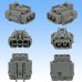 画像3: 住友電装 090型 RS 防水 3極 カプラー・端子セット 灰色 リテーナー付属 (3)