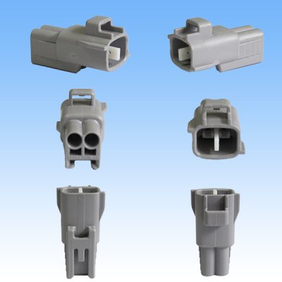 画像2: 住友電装 090型 TS 防水 2極 オスカプラー・端子セット タイプ2
