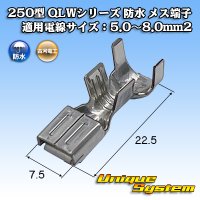 古河電工 250型 QLWシリーズ 防水 メス端子 適用電線サイズ：5.0〜8.0mm2