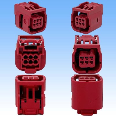 画像3: JST 日本圧着端子製造 025型 MWT 二輪OBD用コネクタ規格 防水 6極 メスカプラー・端子セット