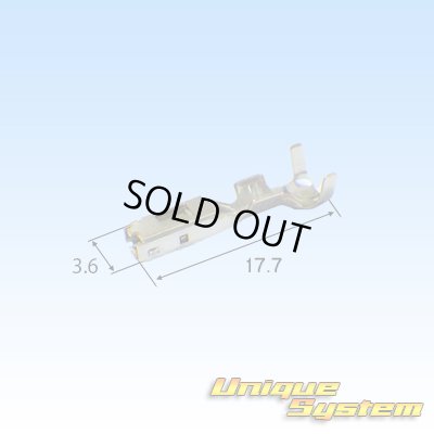 画像7: 住友電装 090型 62シリーズタイプE 防水 4極 カプラー・端子セット リテーナー付属(P5) 茶色 (オス側非住友製)