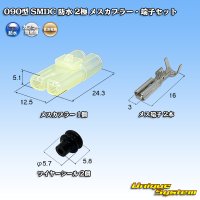 住友電装 090型 SMDC 防水 2極 メスカプラー・端子セット