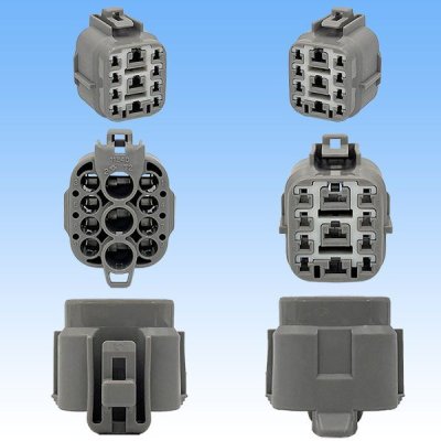 画像3: 住友電装 090+187型TS ハイブリッド 防水 11極 メスカプラー