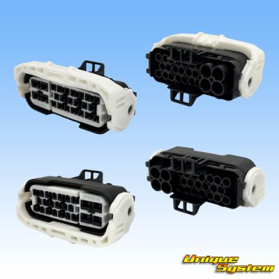 画像2: 住友電装 090+187型TS ハイブリッド 防水 24極 メスカプラー・端子セット タイプ2 (090型TS 20極+187型TS 4極)