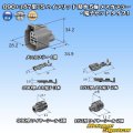 住友電装 090+187型TS ハイブリッド 防水 5極 メスカプラー・端子セット タイプ1 (090型TS 3極+187型TS 2極)