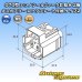 画像4: タイコエレクトロニクス AMP 070型 エコノシールJマークII 防水 2極 メスカプラー ロックプレート付属 タイプ2 (4)