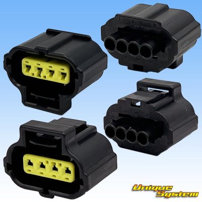 画像2: タイコエレクトロニクスAMP 070型 エコノシールJマークII 防水 4極 メスカプラー タイプ2