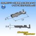 画像2: 矢崎総業 090型 IIシリーズ用 防水 メス端子 金メッキ サイズ：M (0.5-1.25mm2) (2)