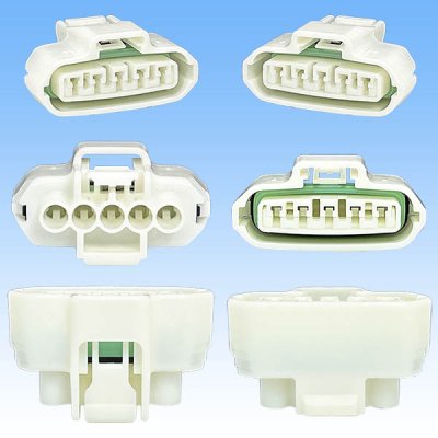 画像3: 矢崎総業 090型II 防水 5極 メスカプラー