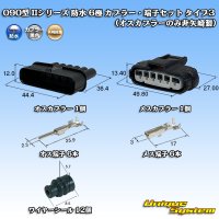 矢崎総業 090型II 防水 6極 カプラー・端子セット タイプ3 (オスカプラーのみ非矢崎製)